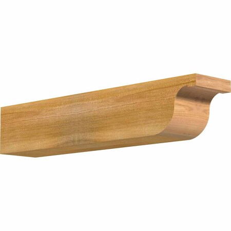 Ekena Millwork Del Monte Rough Sawn Rafter Tail, Western Red Cedar, 6"W x 6"H x 32"L RFT06X06X32DEL00RWR